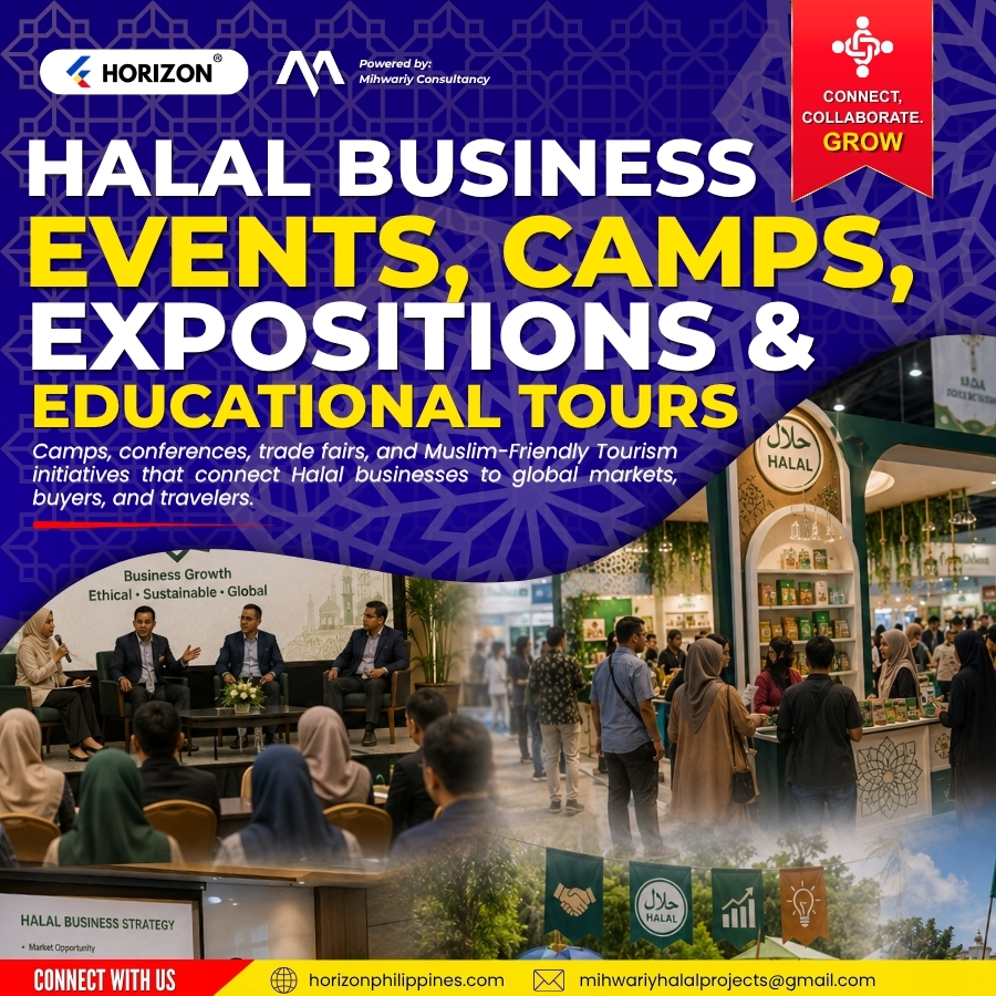 Cover image for Halal Business Events, Camps, Expositions and Educational Tours flyer